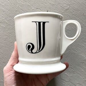 Anthropologie Letter “J” Mug